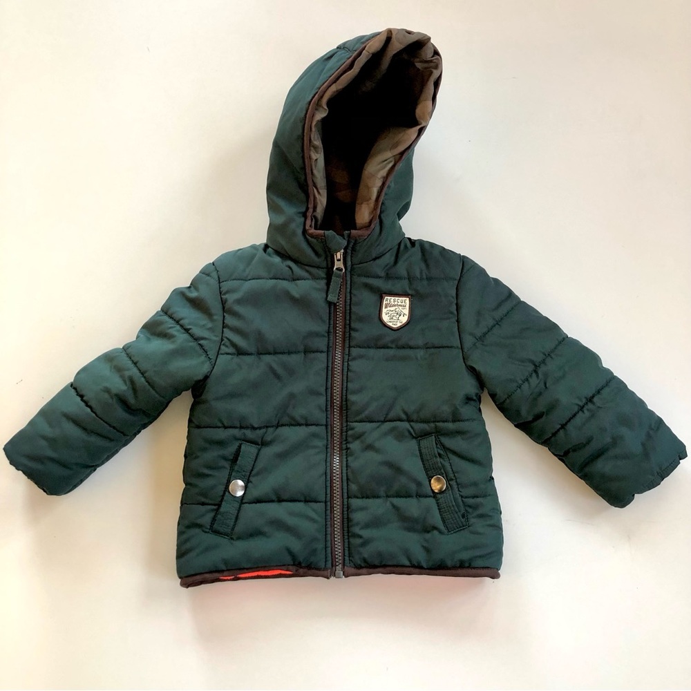 Carter's Wilderness Hunter Green Rescue Puffer Jacket Size Toddler 2T
